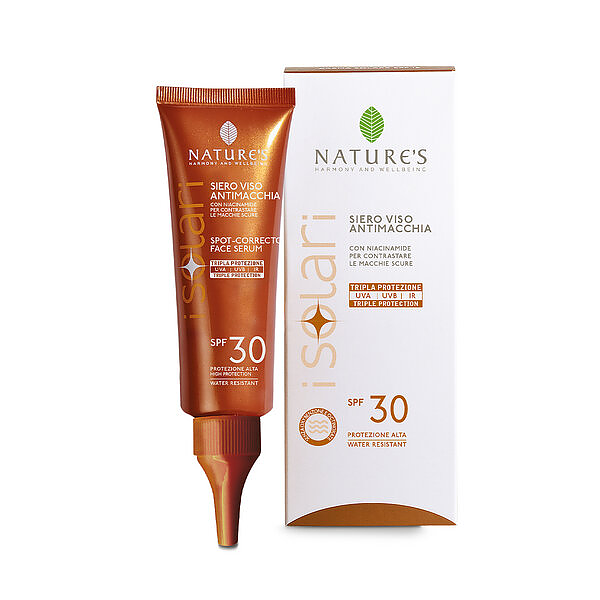 Acquista online Siero Viso Antimacchia spf 30 Nature's