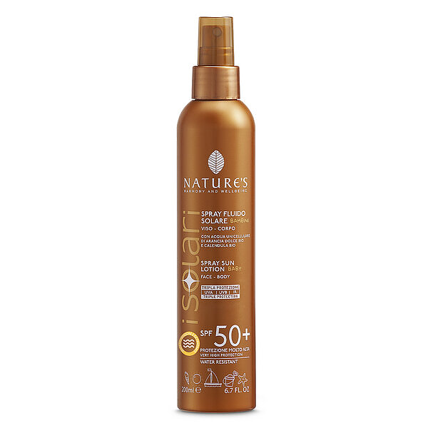 Acquista online Spray Bambini Fluido Solare Viso-Corpo SPF 50+ Nature's